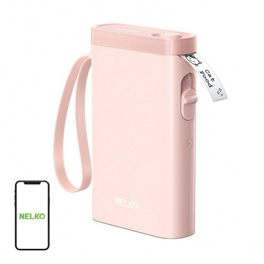 Nelko Thermal Label Printer P21 (Pink) (P21 Pink)-0